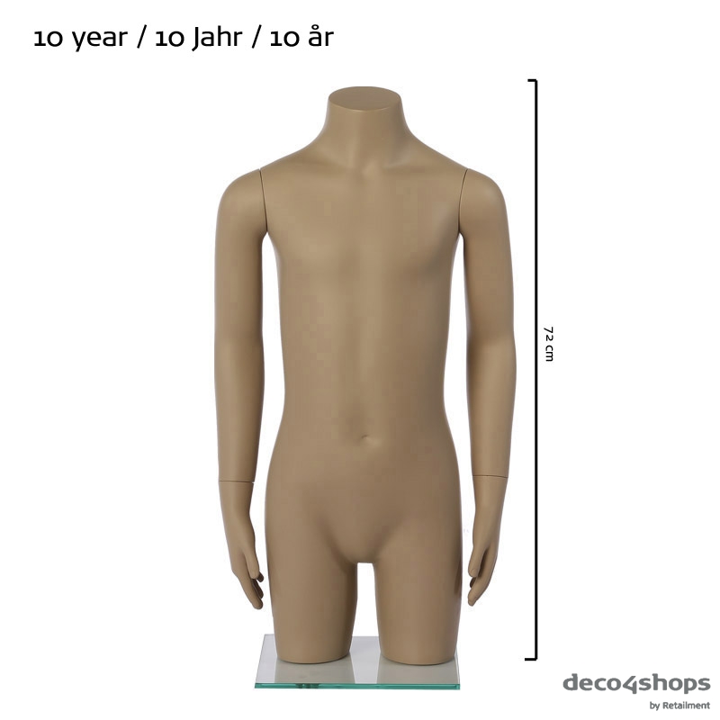 TORSO WITH ARMS – CHILD - 10 YEARS - HINDSGAUL